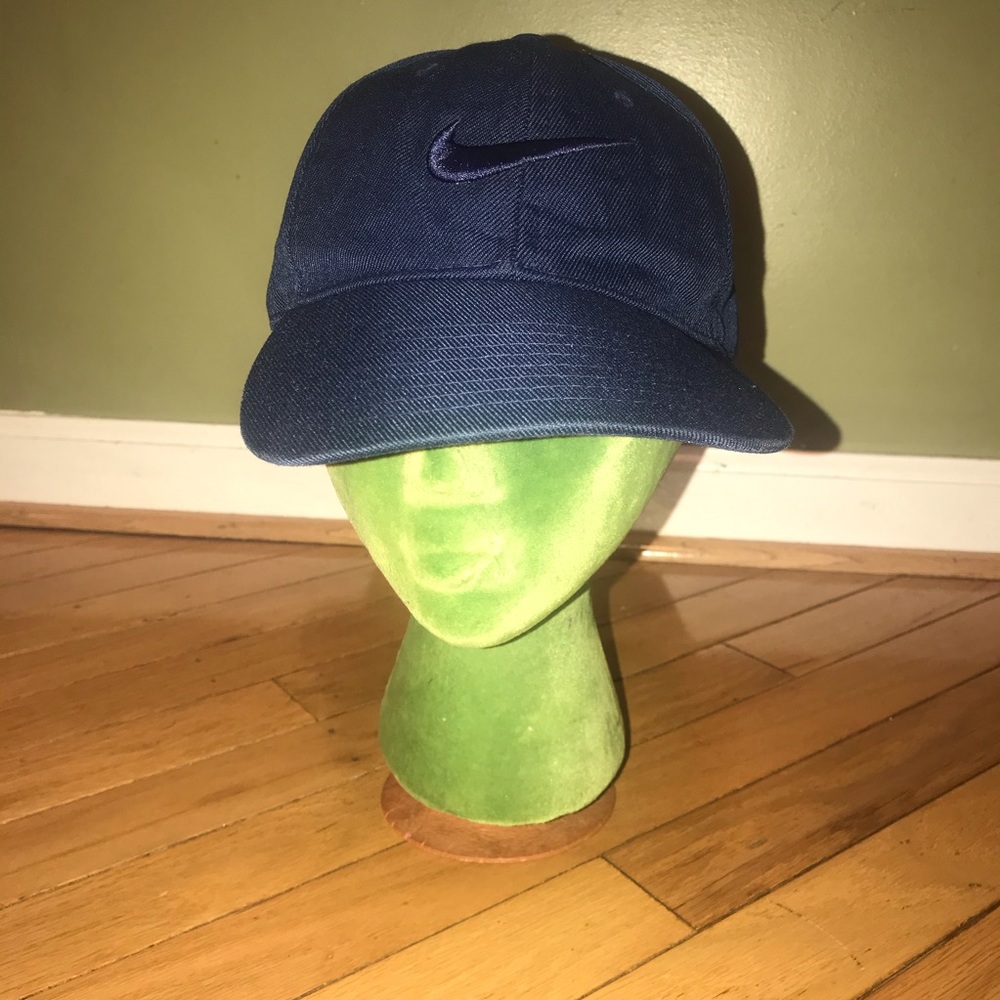 NIKE Blue Logo Hat Sz 7 1/2
